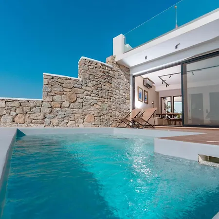 Luxury House With Private Pool At Elia 別荘 *