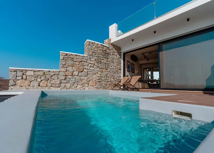 Luxury Sea View Private Pool - Exclusive At Elia Mykonos Ferienhaus