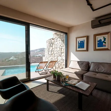 Feriehus Luxury Sea View Private Pool - Exclusive At Elia Mykonos *