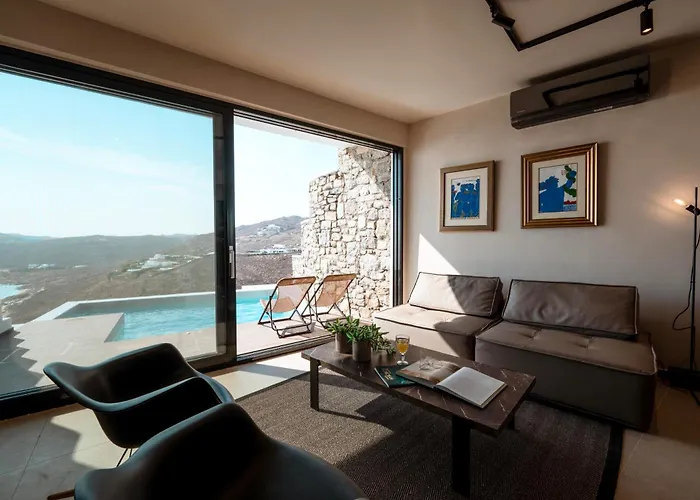 Vakantiehuis Luxury Sea View Private Pool - Exclusive At Elia Mykonos *