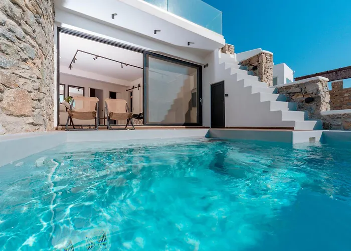 Luxury Sea View Private Pool - Exclusive At Elia Mykonos Vakantiehuis *
