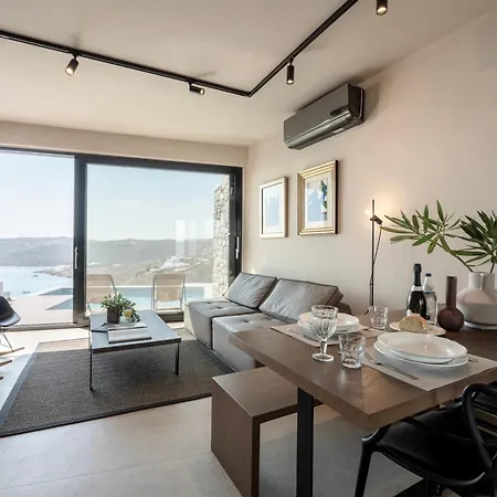 Feriehus Luxury Sea View Private Pool - Exclusive At Elia Mykonos Elia (Mykonos)
